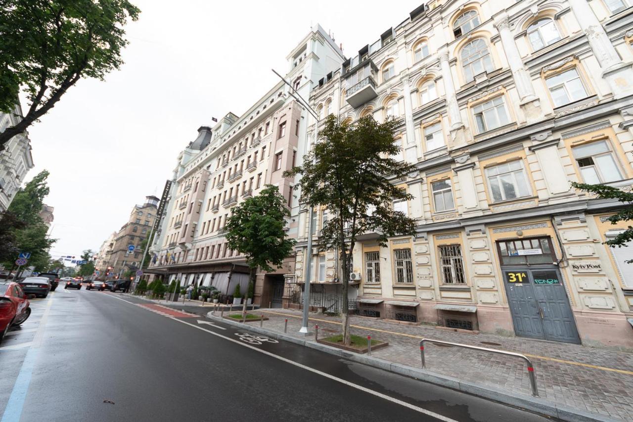 Luxury Beatiful Apartment On Pyshkinska Street Kiev Exterior foto